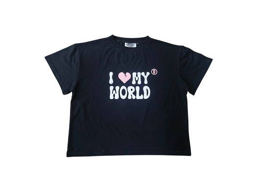 WRLD Tee – Cropped Fi